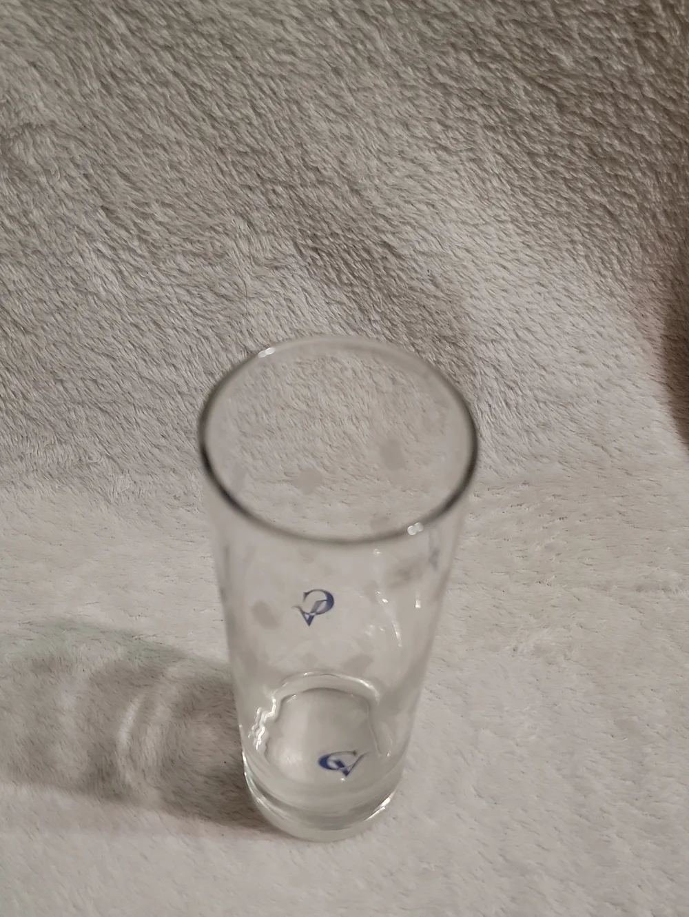 Luigi Bormioli Courvoisier martini glass and Courvoisier cognac Shot Glass